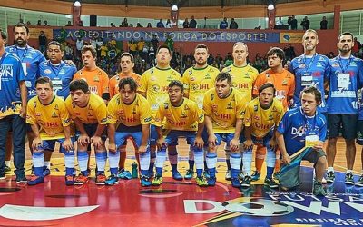 Seleção Brasileira lança ‘vaquinha’ para ir ao Mundial de Futsal Down